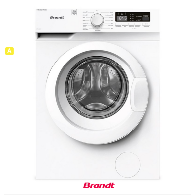 Lavadora Carga Frontal BRANDT WFB181QWP 8Kg 1.400 rpm Color Blanco