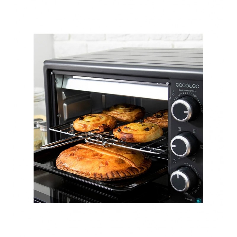 Cecotec Bake Toast 570 4Pizza 26 L 1500 W Negro Parrilla