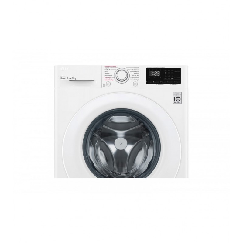 LG Lavadora Carga Frontal 9KG 1400 RPM Clase B