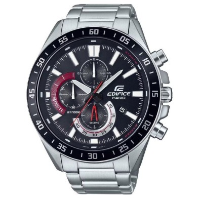 Reloj Analógico Casio Edifice Classic Classic EFV-620D-1A4VUEF 55mm Plata y Negro