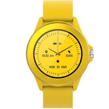 Smartwatch Forever Colorum CW-300 Notificaciones Frecuencia Cardíaca Amarillo