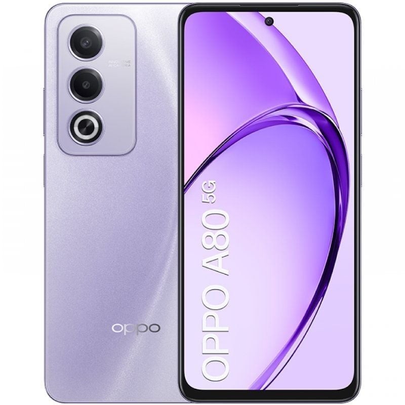 Smartphone Oppo A80 8GB 256GB 6.67" 5G Púrpura