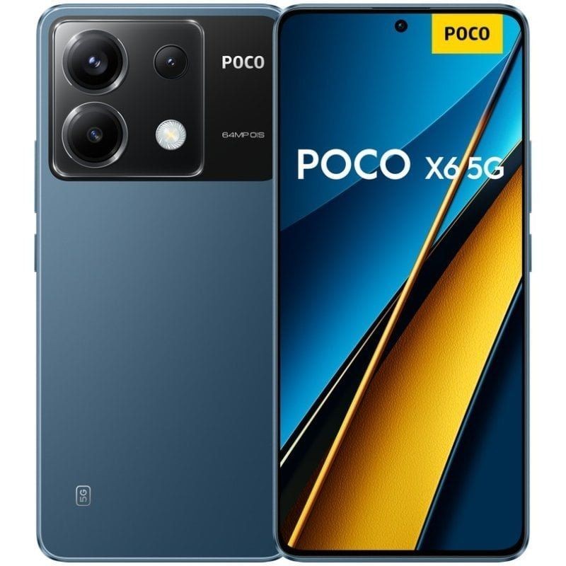 Smartphone Xiaomi POCO X6 8GB 256GB 6.67" 5G Azul