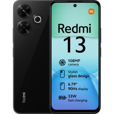 Smartphone Xiaomi Redmi 13 6GB 128GB 6.79" Negro Medianoche