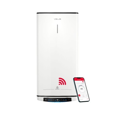 Termo Eléctrico Inteligente Ariston Velis Pro Wifi 80 Litros, Vertical U Horizontal, Clase Energetica B