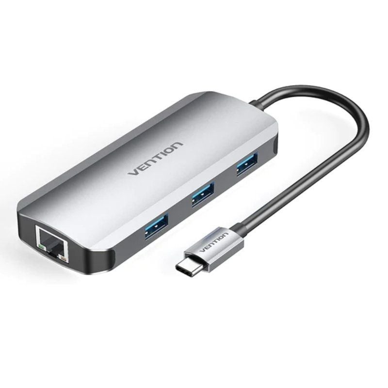 Docking USB Tipo-C Vention TOHHB 1xHDMI 3xUSB 1xRJ45 1xUSB Tipo-C PD