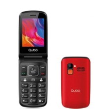 Teléfono Móvil Qubo P-210NWRD para Personas Mayores Rojo