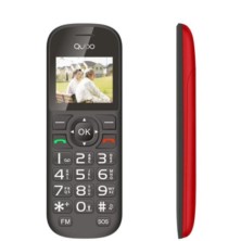 Teléfono Móvil Qubo D-1803 para Personas Mayores Rojo