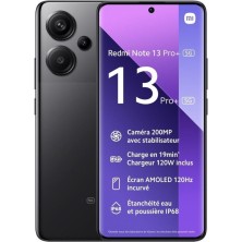 Smartphone Xiaomi Redmi Note 13 Pro+ 12GB 512GB 6.67" 5G Negro