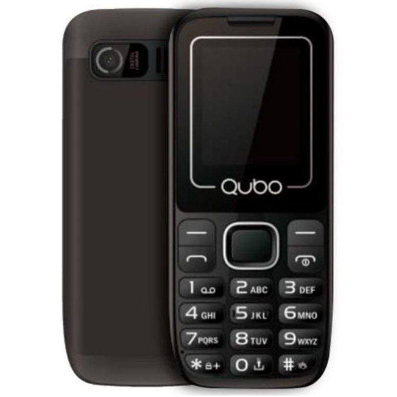 Teléfono Móvil Qubo P-180BK para Personas Mayores Negro