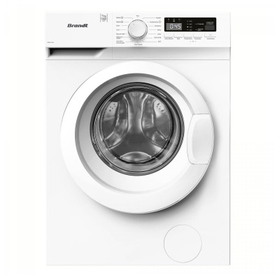 Lavadora Brandt WFB171WP, 7 kg, Carga Frontal, 1200 rpm, Eficiencia D - Blanco